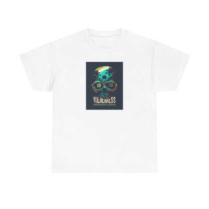 Eco - Friendly Graphic Tee with Funky Design, Unisex Heavy Cotton T-Shirt, Cool Casual Wear, Summer Festival Outfit, Gift for Friends - MaisonThreadory
