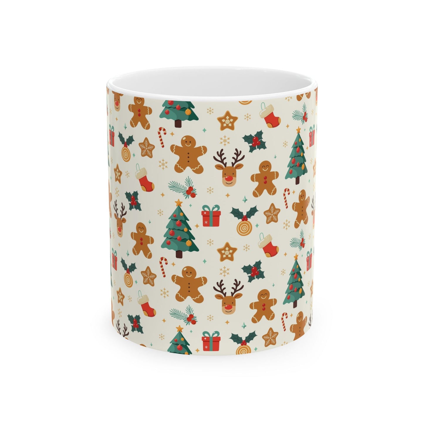 Festive Gingerbread Holiday Mug - MaisonThreadory