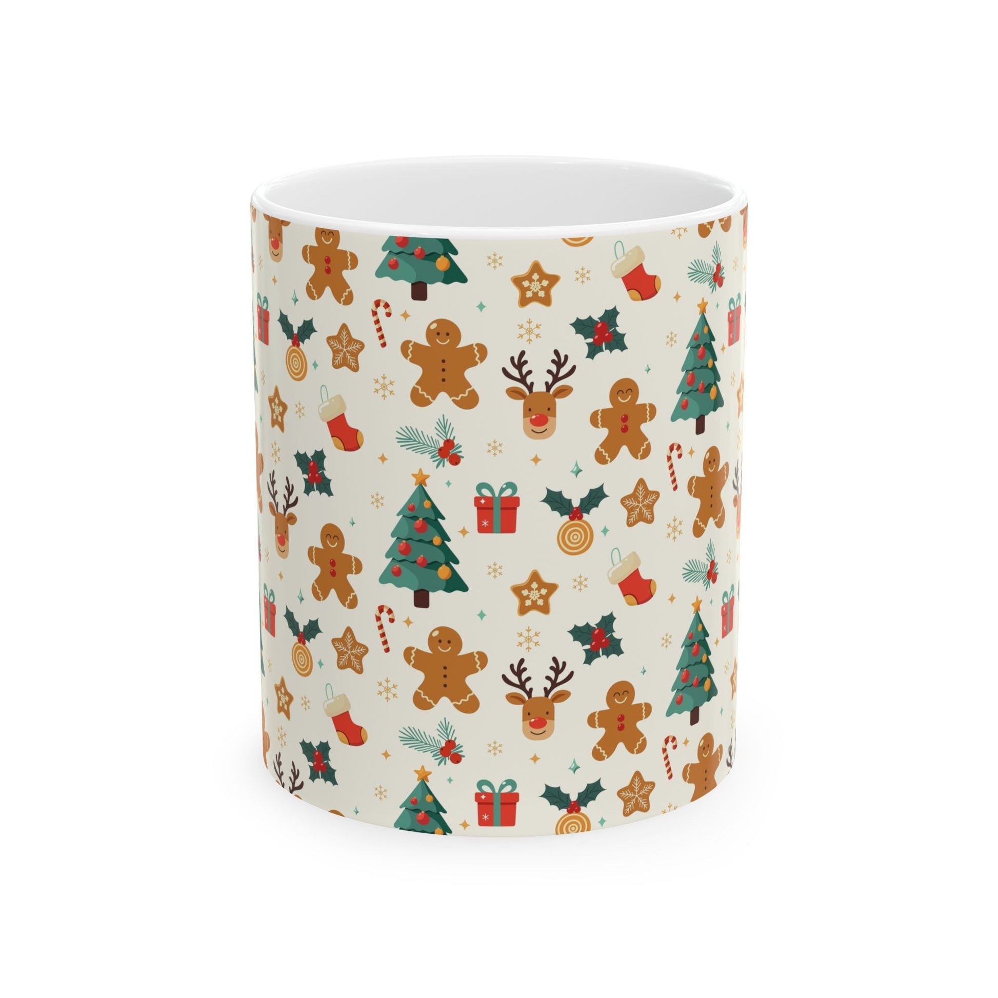 Festive Gingerbread Holiday Mug - MaisonThreadory