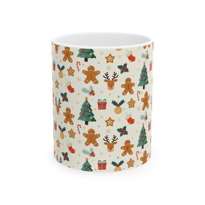 Festive Gingerbread Holiday Mug - MaisonThreadory