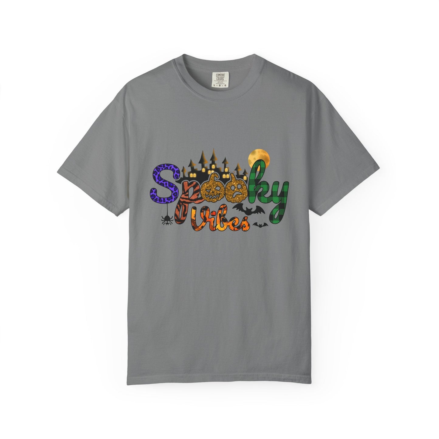 Spooky Vibes T-Shirt, Halloween Shirt, Unisex Tee, Fall Fashion, Casual Wear, Gift for Haunted Lovers - MaisonThreadory