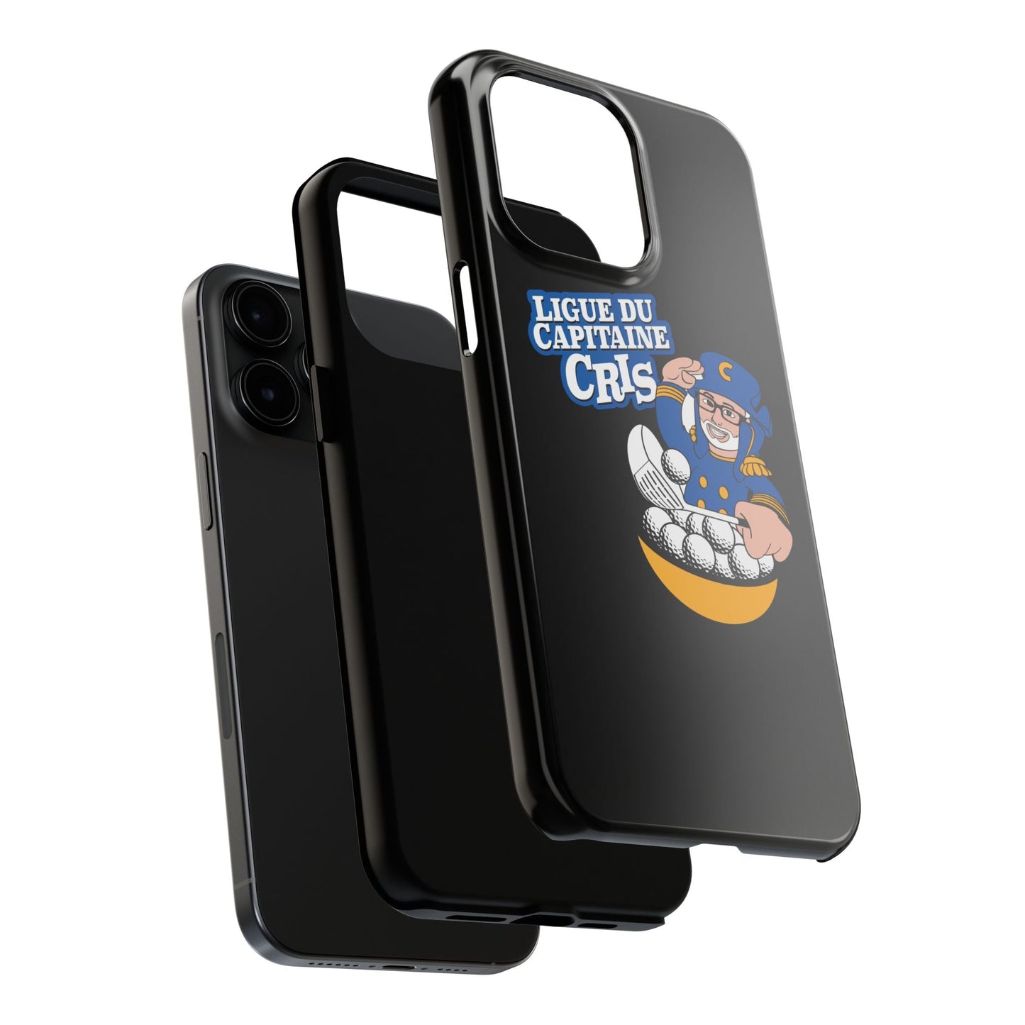 Ligue du Capitaine Cris Tough Phone Cases | Unique Gift for Sports Fans, Durable Protection, Fun & Stylish Design, Baseball Lover's [...] - MaisonThreadory