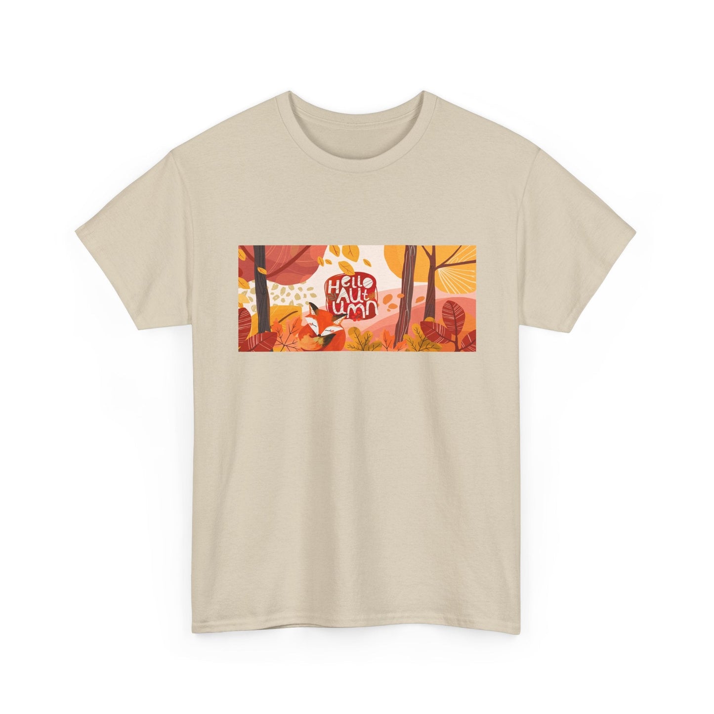 Autumn Vibes Tee, Cozy Fall Shirt, Unisex Harvest Cotton Tee, Seasonal Outfit, Perfect for Thanksgiving, Gifts for Nature Lovers - MaisonThreadory