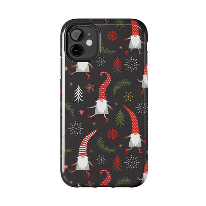 Gnomes & Holiday Cheer Tough Phone Cases, Cute Phone Accessories, Holiday Gift, Gnome Phone Cover, Festive Phone Protection, Winter Decor - MaisonThreadory