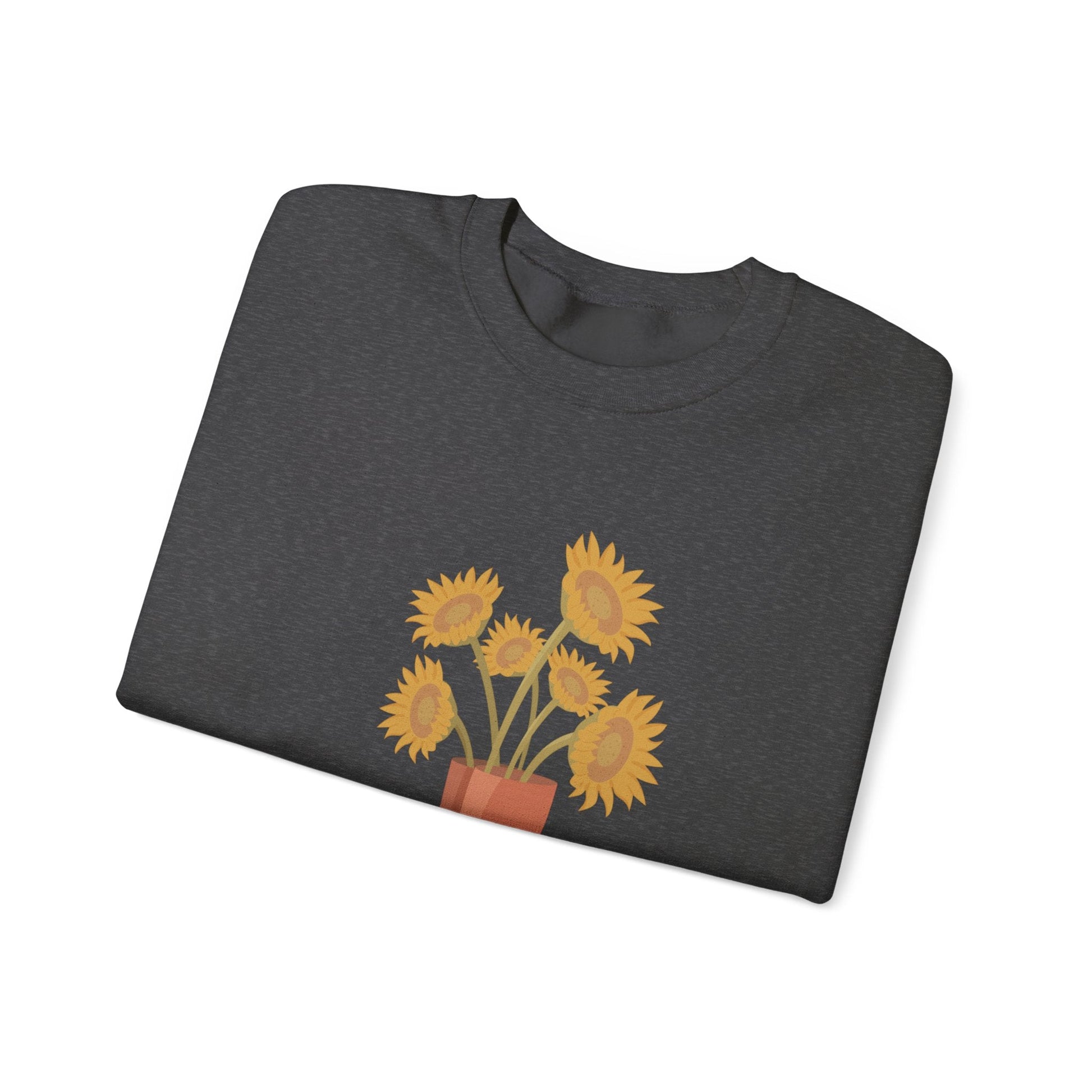 Sunny Boots Floral Crewneck Sweatshirt - MaisonThreadory