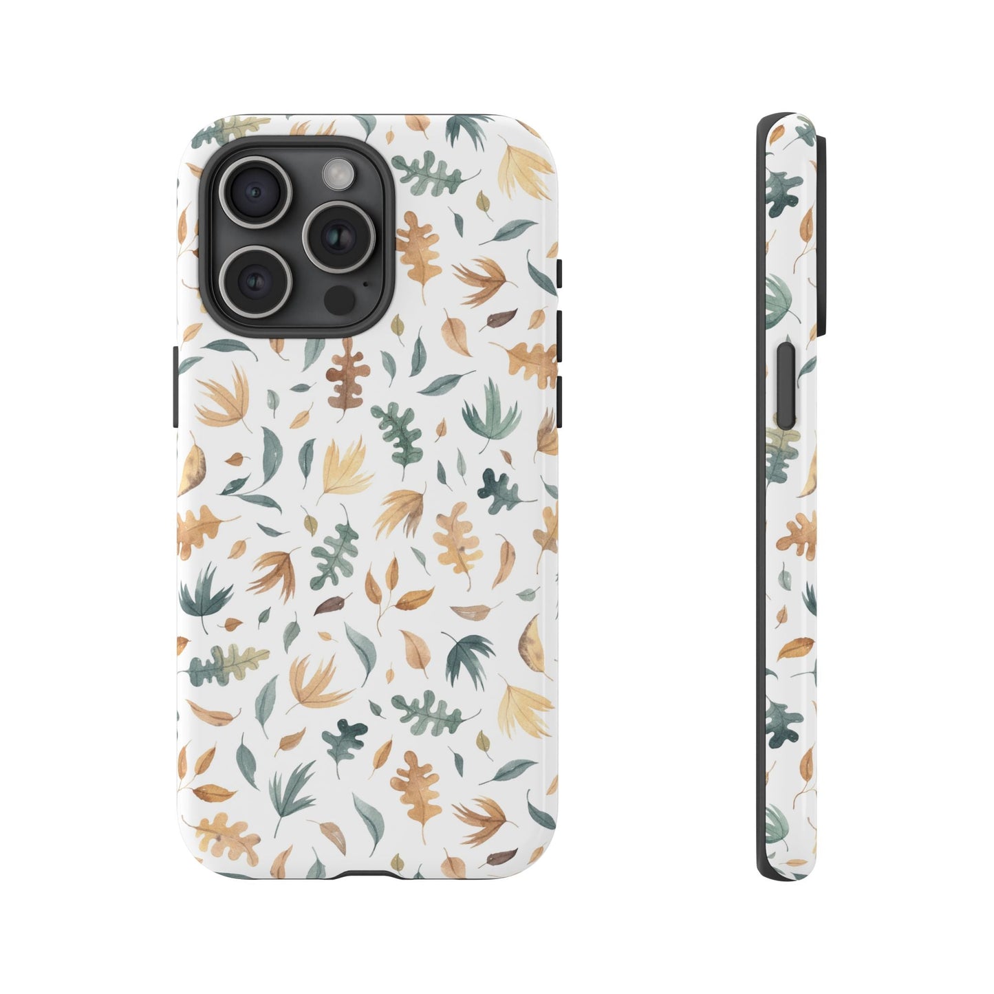 Stylish Floral Phone Case - Tough Cases, Nature - Inspired Design, Gift for Her, Phone Accessory, Floral Pattern Cover - MaisonThreadory