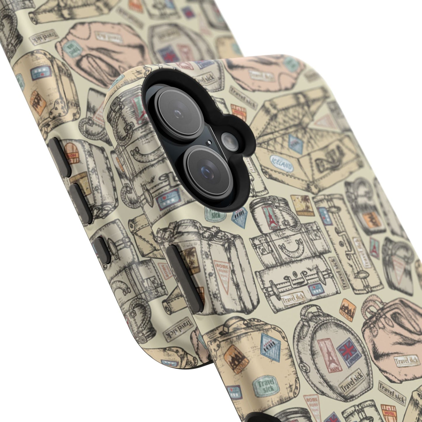 Travel - Inspired Magnetic Tough Cases, Unique Phone Accessories, Perfect for Adventurers, Great Gift for Travelers or Holidays - MaisonThreadory
