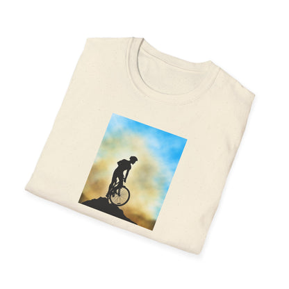 Adventure Awaits Unisex T-Shirt, Mountain Biking Tee, Outdoor Sport Shirt, Gift for Cyclists, Casual Graphic Tee - MaisonThreadory