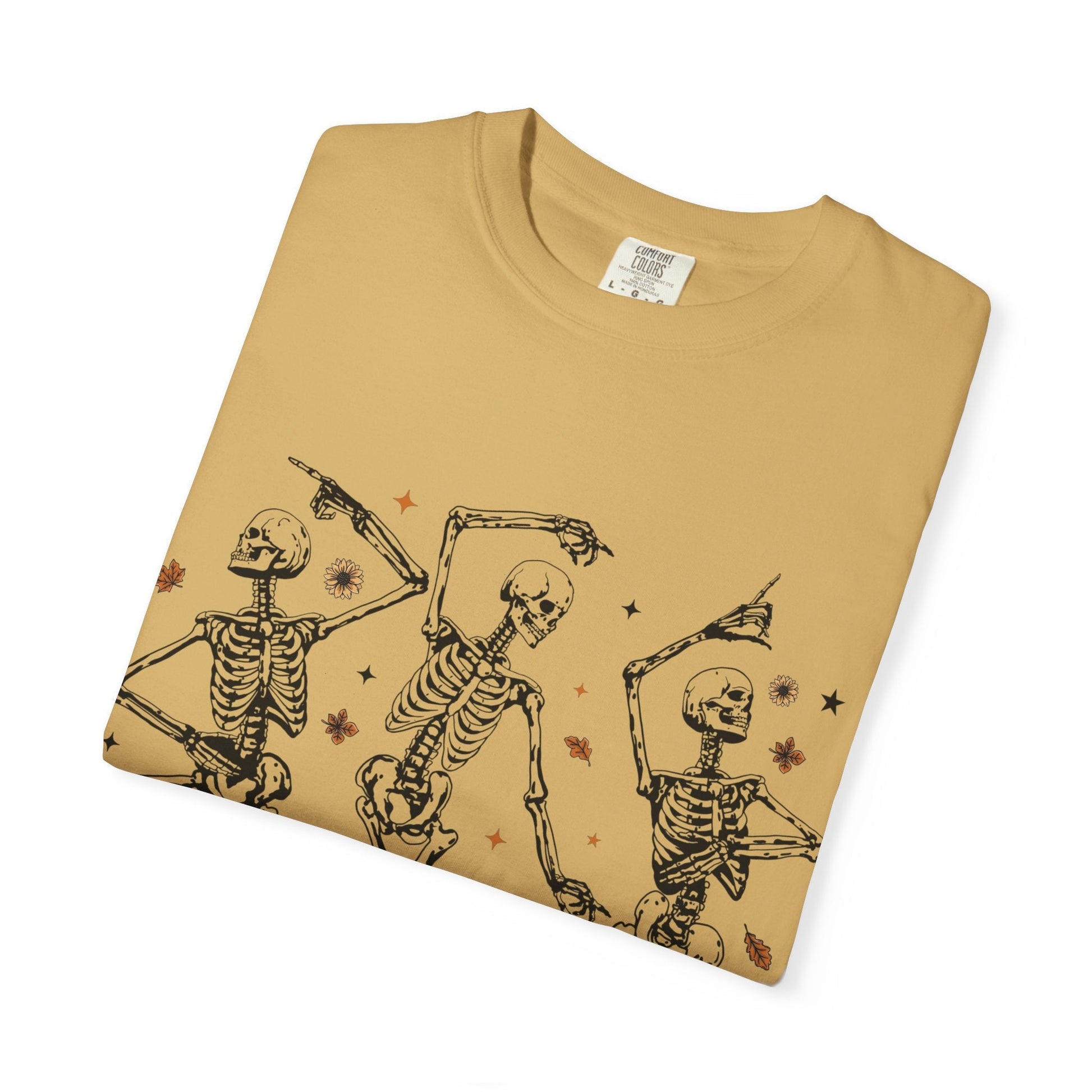 Spooky Skeleton Dance T-Shirt | Halloween, Fall Fashion, Unisex Tee, Graphic Shirt, Casual Wear - MaisonThreadory