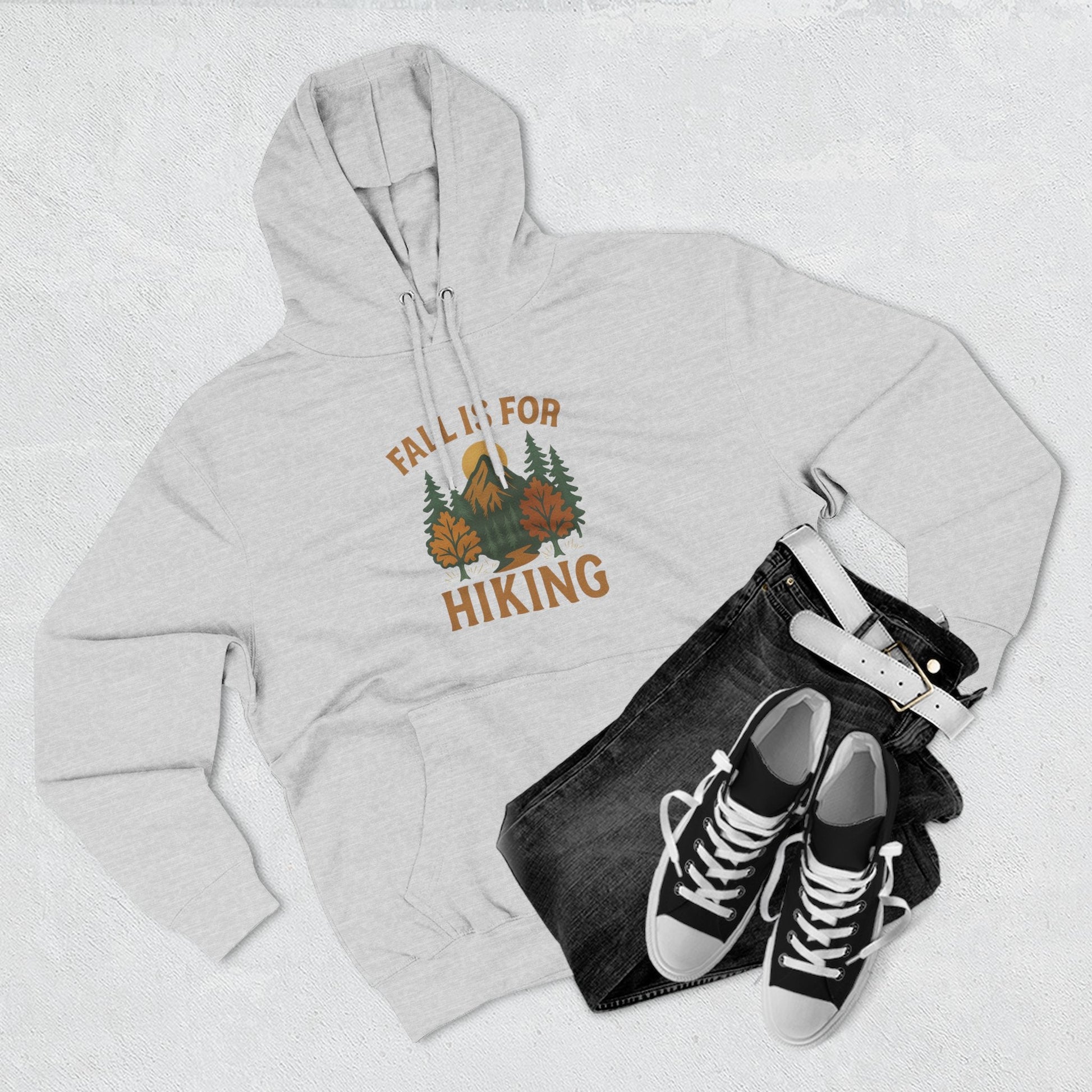 Cozy Hiking Hoodie - Fall Is For Hiking, Perfect Gift for Nature Lovers, Outdoor Apparel, Autumn Style, Unisex Sweatshirt - MaisonThreadory