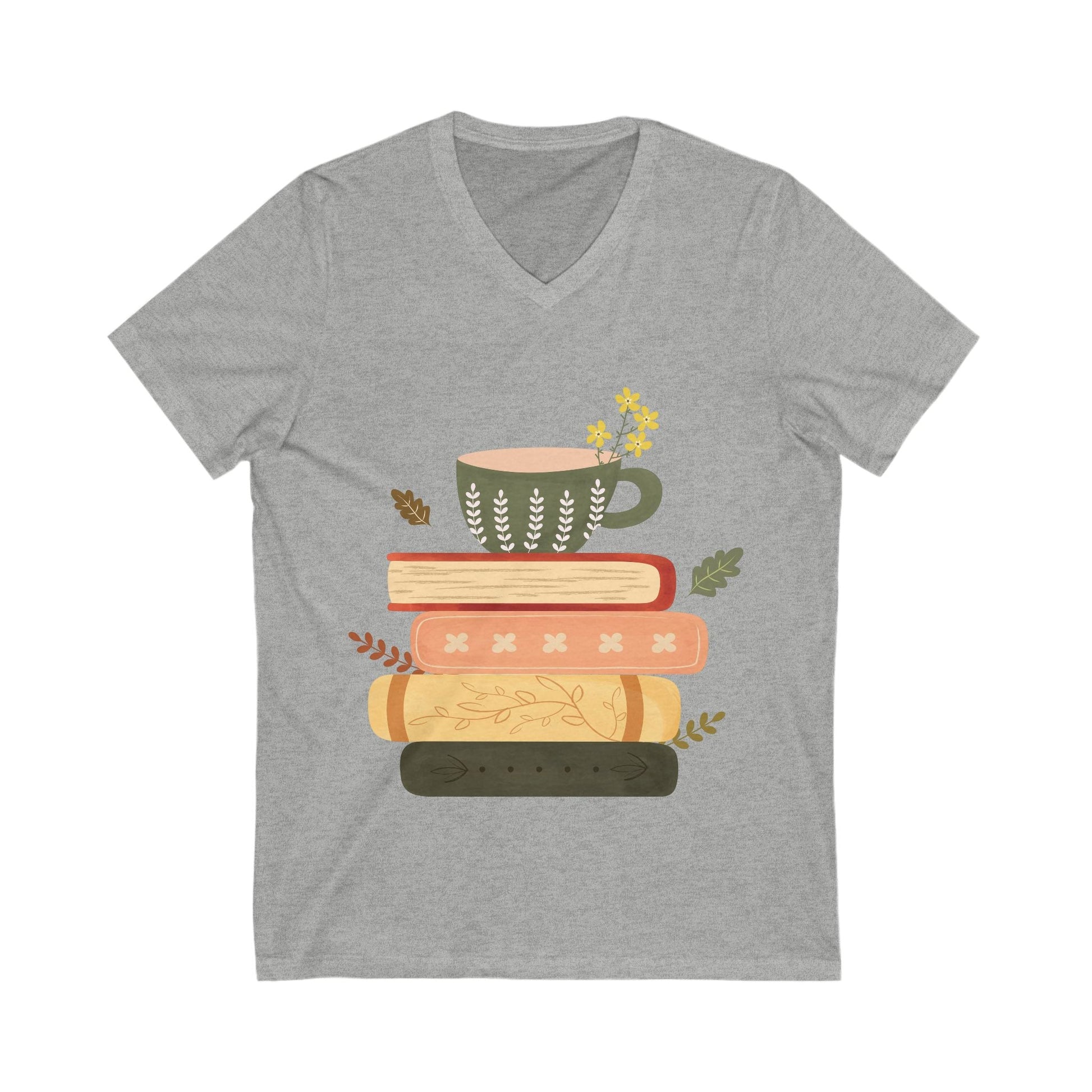 Cozy Reader Tee, Book Lover T-Shirt, Literary Gift, Vintage Coffee Mug Design Shirt, Perfect for Book Clubs, Teachers - MaisonThreadory
