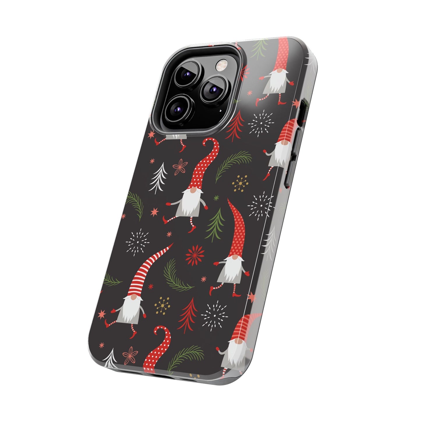 Gnomes & Holiday Cheer Tough Phone Cases, Cute Phone Accessories, Holiday Gift, Gnome Phone Cover, Festive Phone Protection, Winter Decor - MaisonThreadory