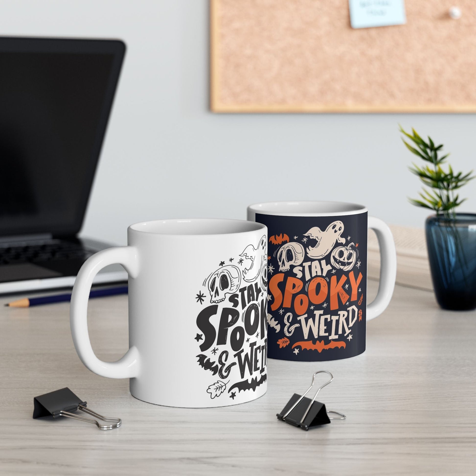 Spooky & Weird Ceramic Mug - Perfect for Halloween, Coffee Lovers, Home Decor, Gift for Friends, Fun Kitchen Accessory - MaisonThreadory