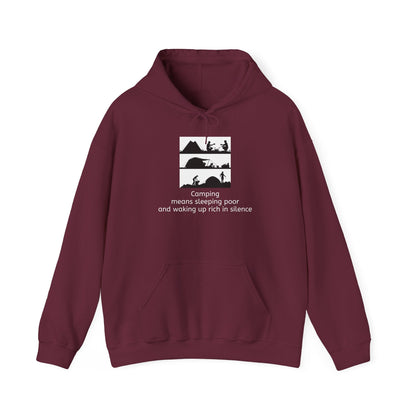 Camping Adventure Hoodie - Unisex Heavy Blend - Cozy Sweatshirt for Nature Lovers - Outdoor Gift - Travel Hoodie - MaisonThreadory