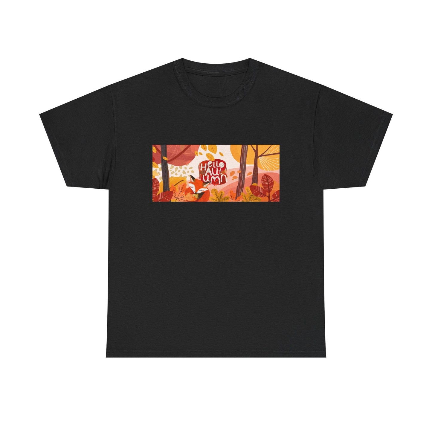Autumn Vibes Tee, Cozy Fall Shirt, Unisex Harvest Cotton Tee, Seasonal Outfit, Perfect for Thanksgiving, Gifts for Nature Lovers - MaisonThreadory