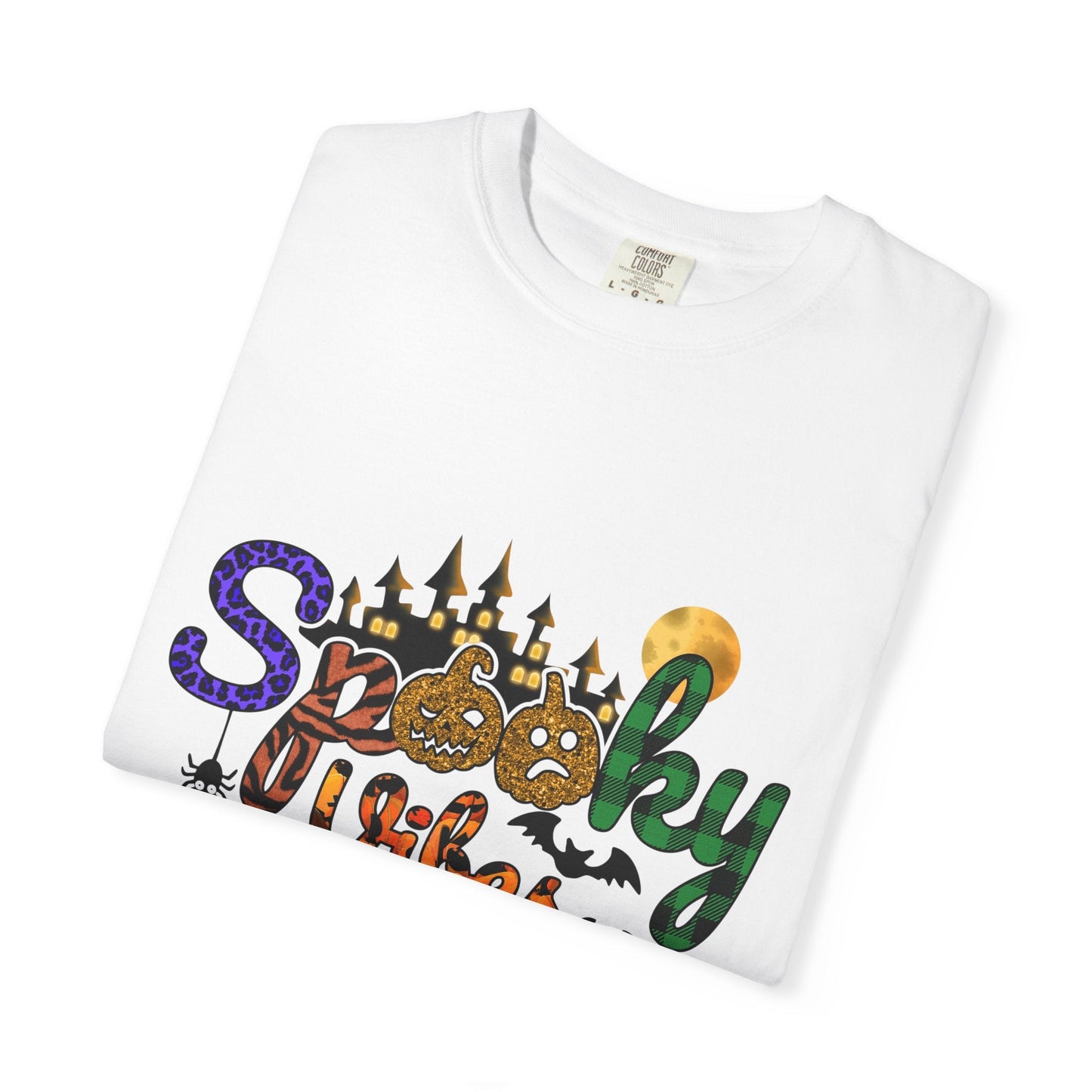 Spooky Vibes T-Shirt, Halloween Shirt, Unisex Tee, Fall Fashion, Casual Wear, Gift for Haunted Lovers - MaisonThreadory
