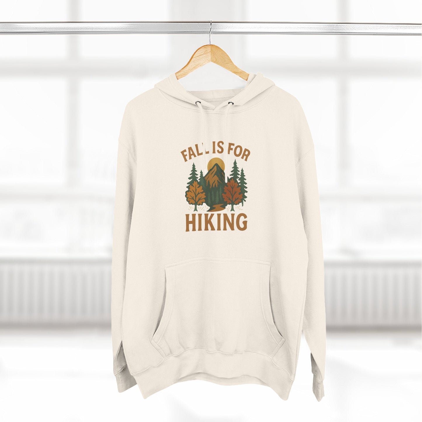 Cozy Hiking Hoodie - Fall Is For Hiking, Perfect Gift for Nature Lovers, Outdoor Apparel, Autumn Style, Unisex Sweatshirt - MaisonThreadory