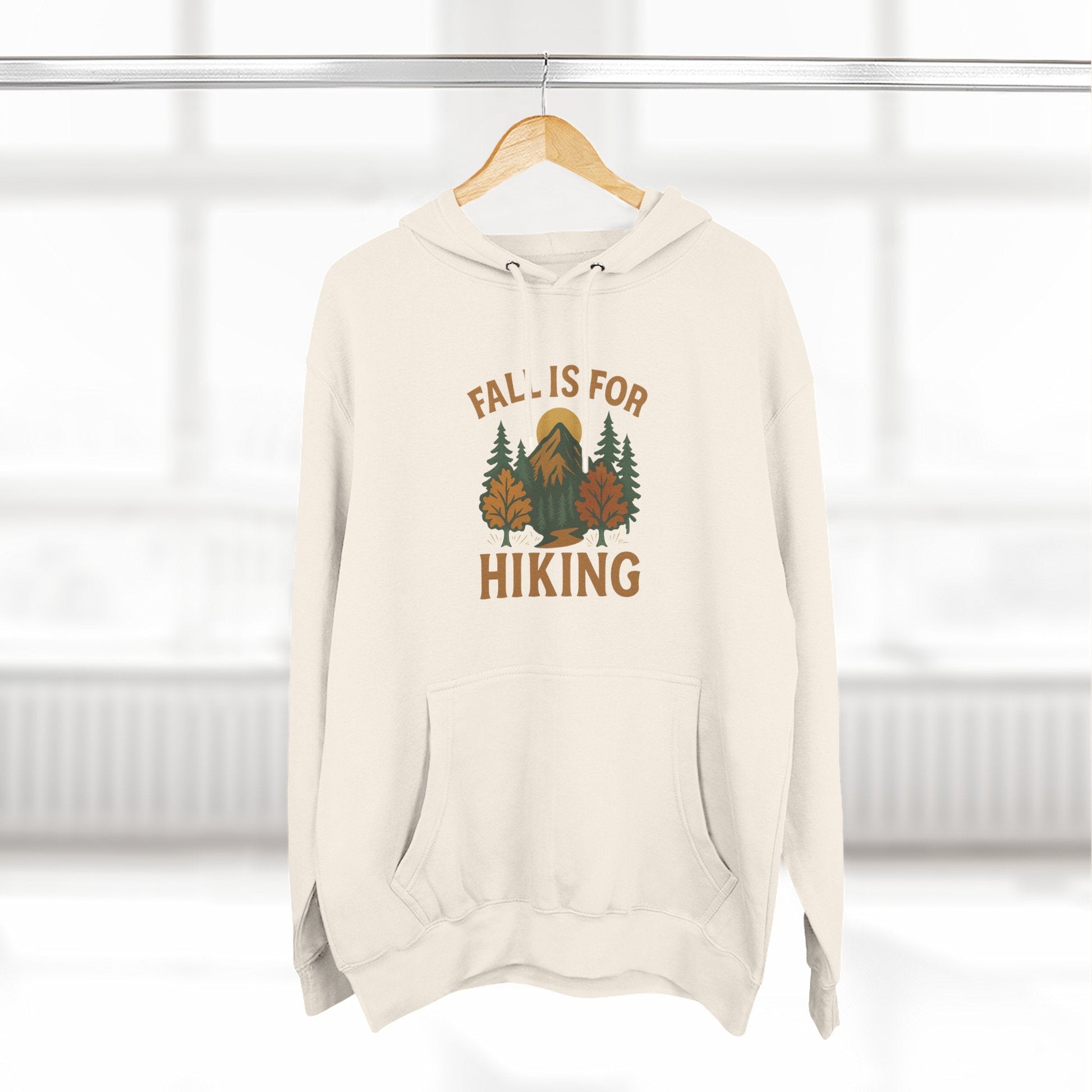 Cozy Hiking Hoodie - Fall Is For Hiking, Perfect Gift for Nature Lovers, Outdoor Apparel, Autumn Style, Unisex Sweatshirt - MaisonThreadory