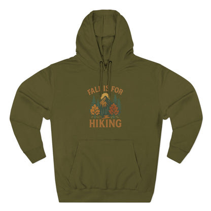 Cozy Hiking Hoodie - Fall Is For Hiking, Perfect Gift for Nature Lovers, Outdoor Apparel, Autumn Style, Unisex Sweatshirt - MaisonThreadory