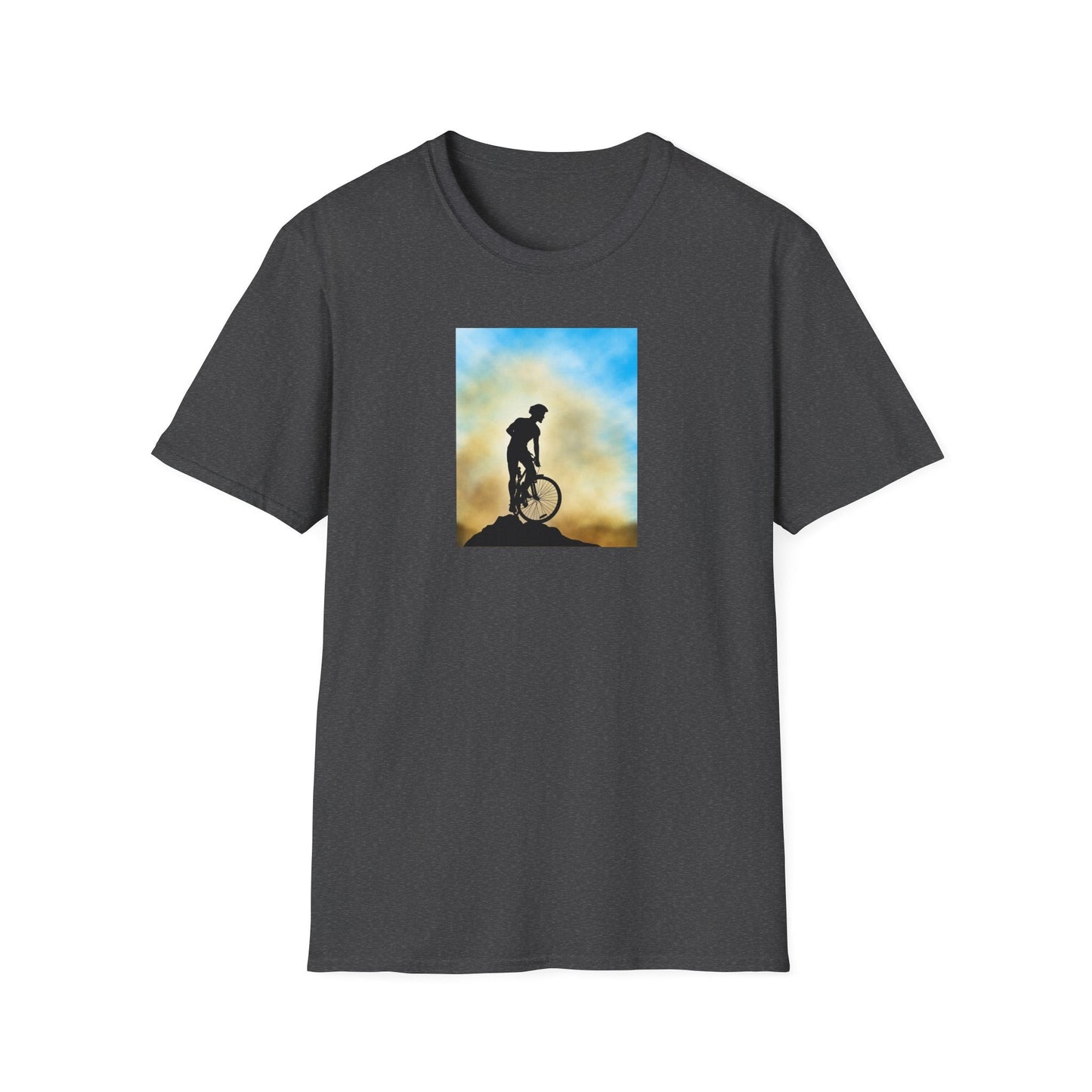 Adventure Awaits Unisex T-Shirt, Mountain Biking Tee, Outdoor Sport Shirt, Gift for Cyclists, Casual Graphic Tee - MaisonThreadory