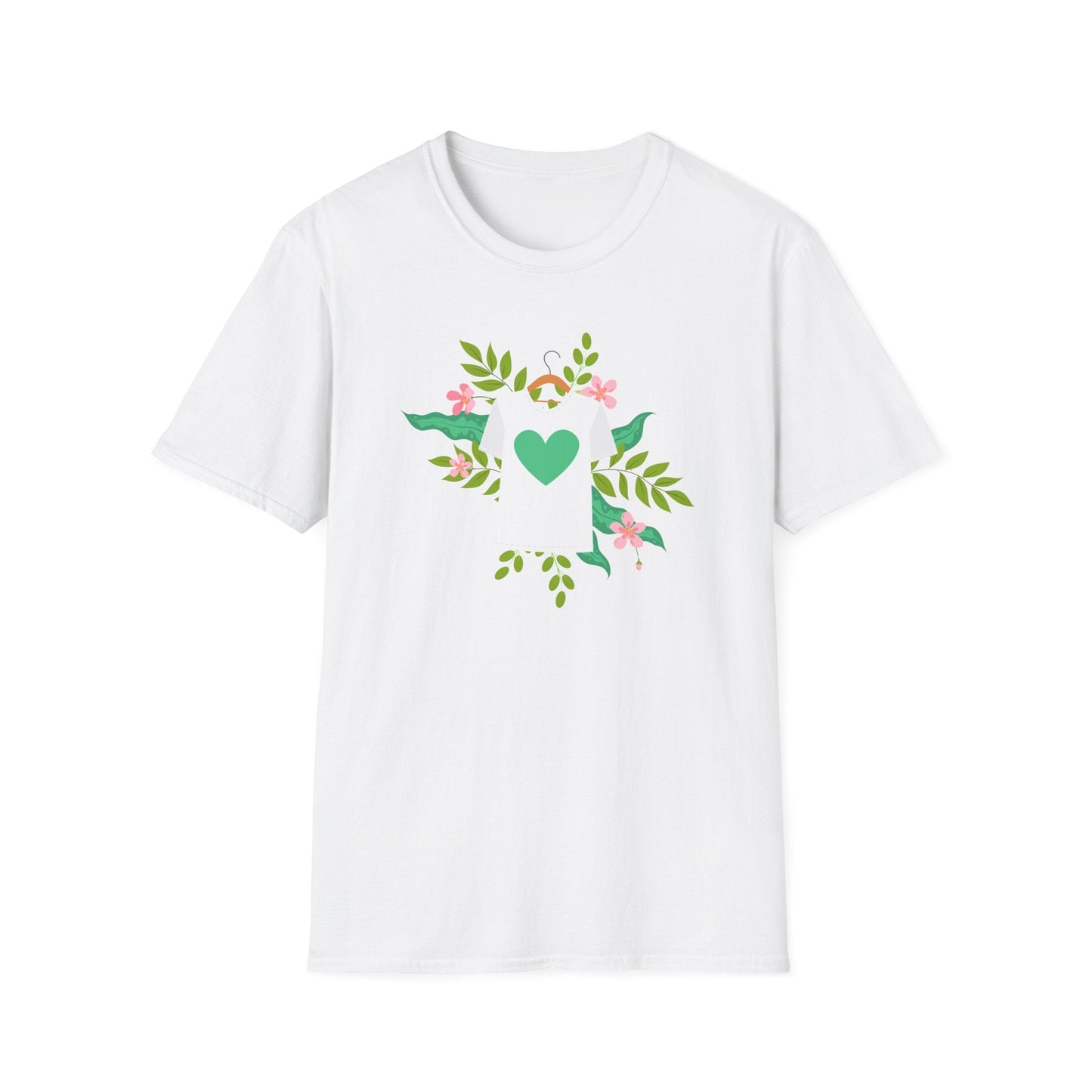 Botanical Love T-Shirt, Floral Graphic Tee, Nature Lover Shirt, Spring Apparel, Eco - Friendly Gift - MaisonThreadory