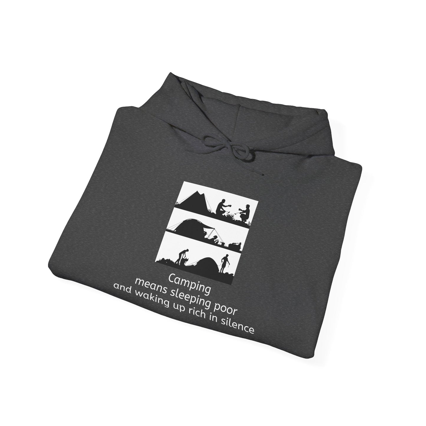 Camping Adventure Hoodie - Unisex Heavy Blend - Cozy Sweatshirt for Nature Lovers - Outdoor Gift - Travel Hoodie - MaisonThreadory