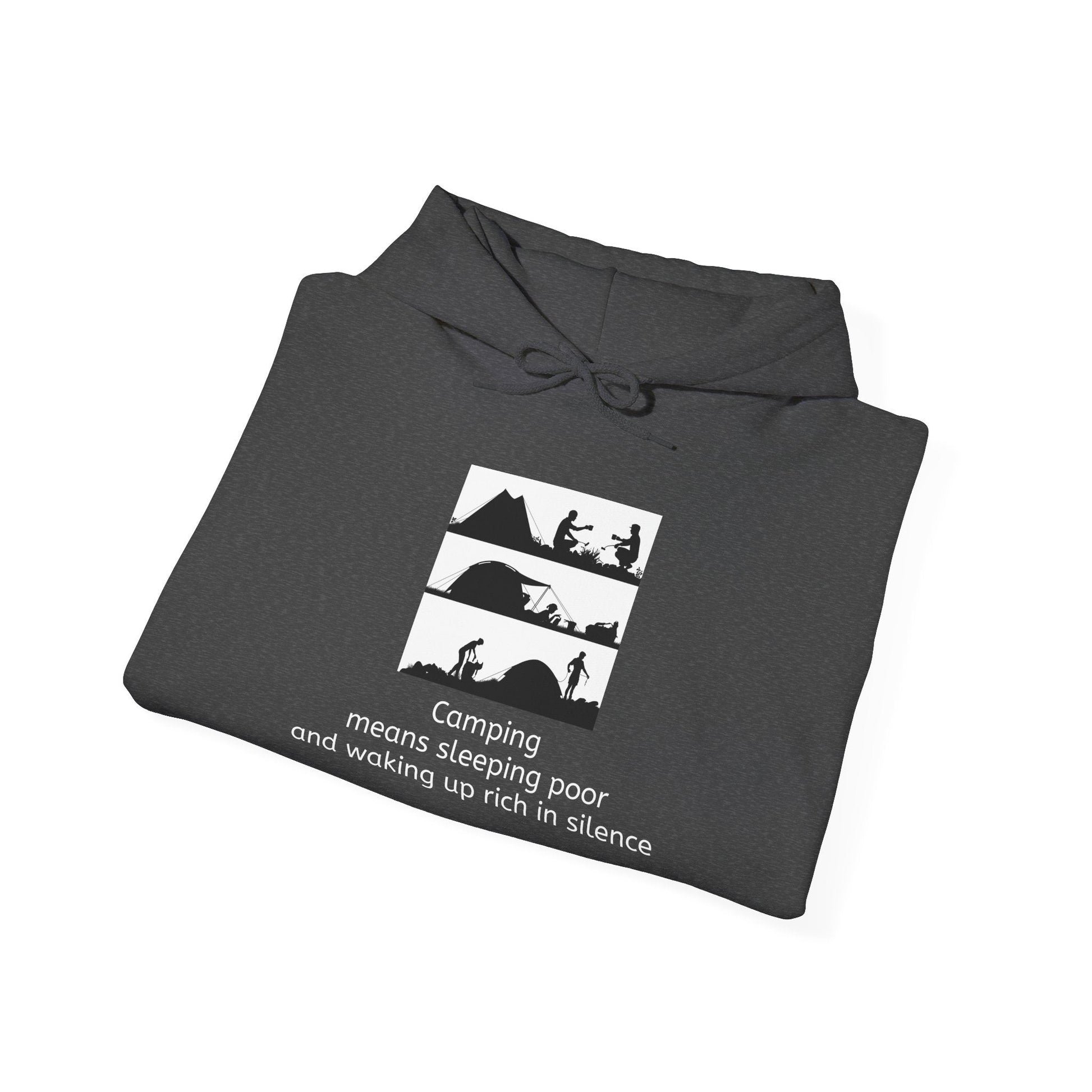 Camping Adventure Hoodie - Unisex Heavy Blend - Cozy Sweatshirt for Nature Lovers - Outdoor Gift - Travel Hoodie - MaisonThreadory