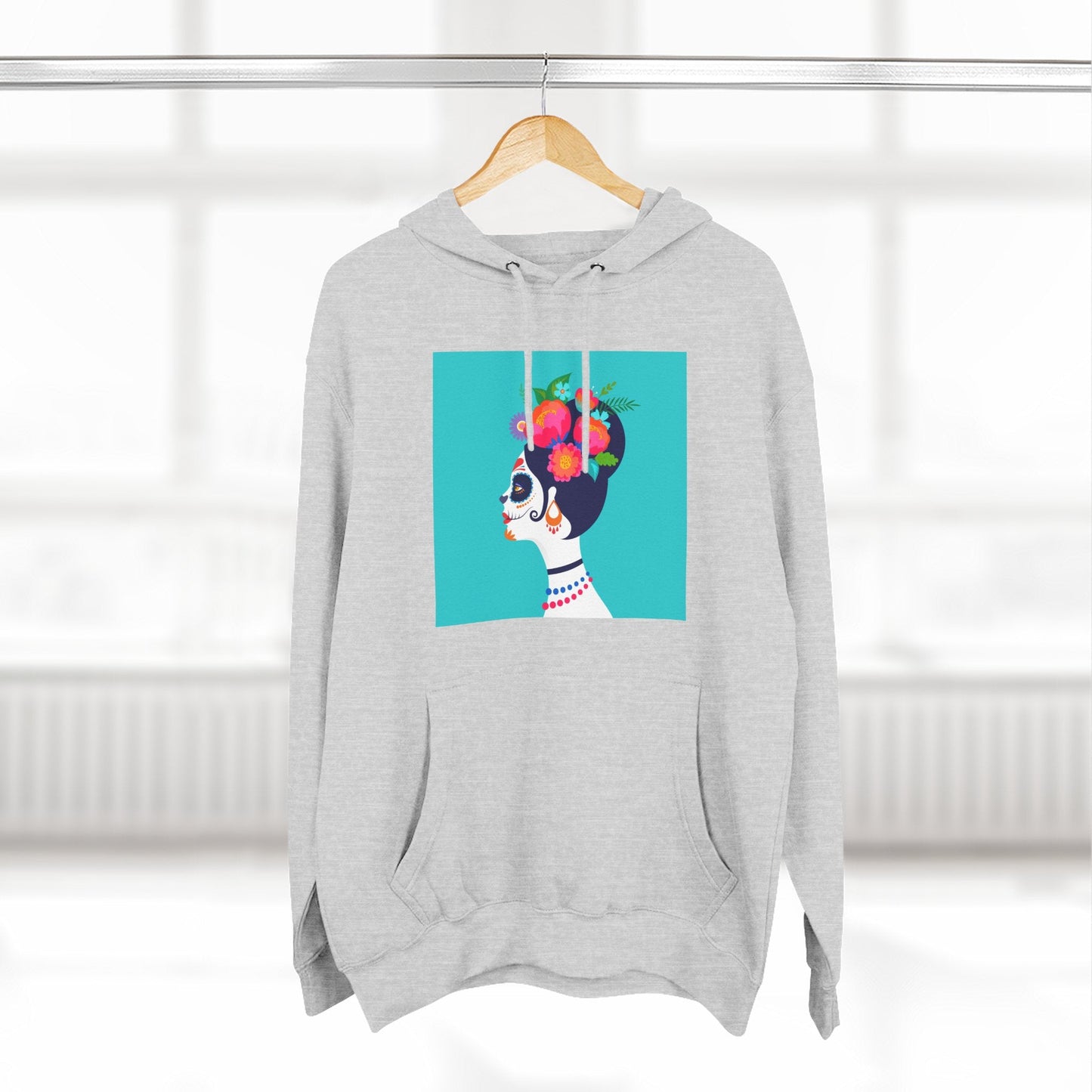 Three - Panel Fleece Hoodie - MaisonThreadory