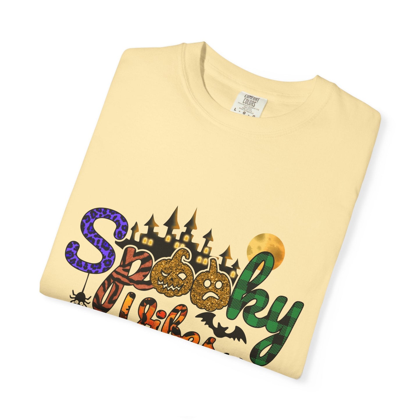 Spooky Vibes T-Shirt, Halloween Shirt, Unisex Tee, Fall Fashion, Casual Wear, Gift for Haunted Lovers - MaisonThreadory