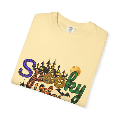 Spooky Vibes T-Shirt, Halloween Shirt, Unisex Tee, Fall Fashion, Casual Wear, Gift for Haunted Lovers - MaisonThreadory