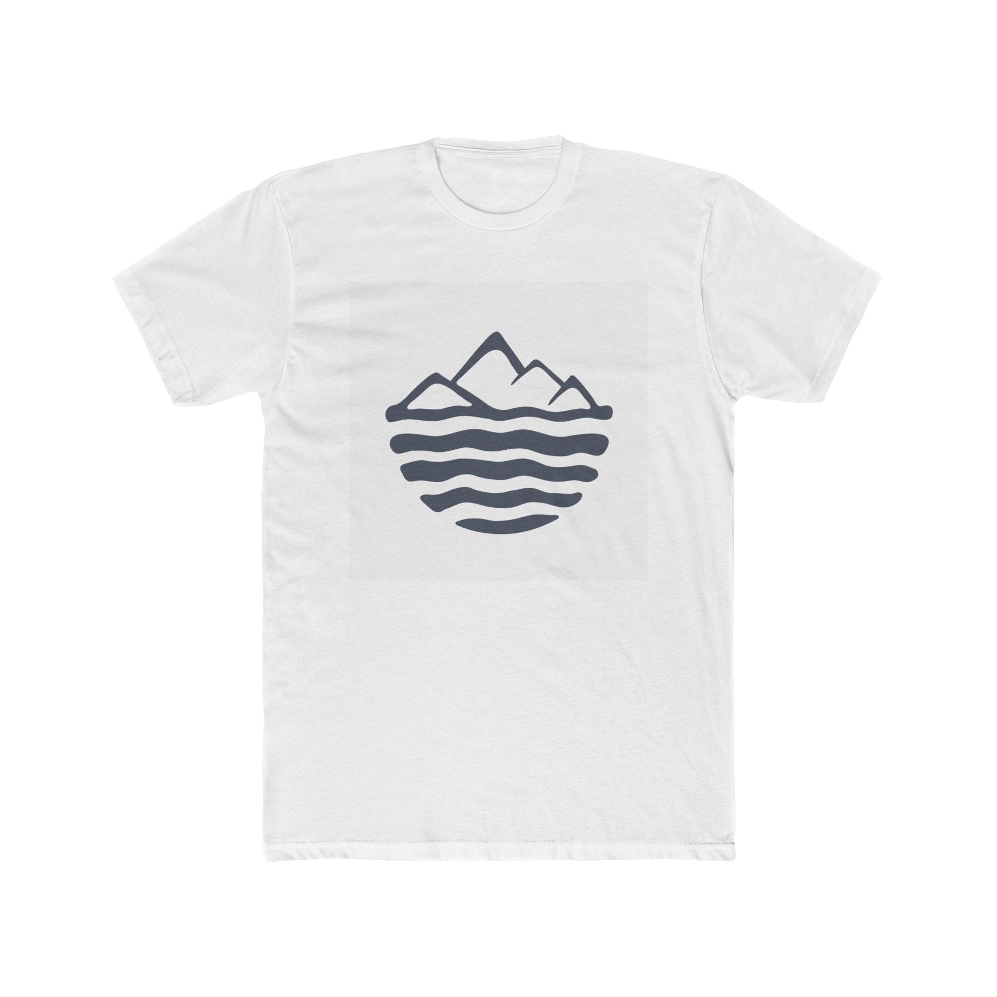 Adventure Awaits Mountain Tee - Nature Lover's Cotton Crew, Unisex Graphic Shirt, Hiking Gift, Outdoor Adventure Apparel - MaisonThreadory