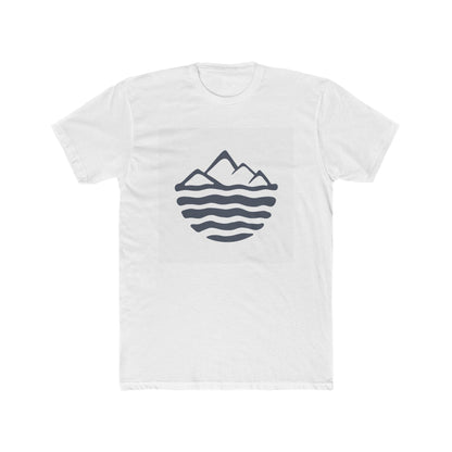 Adventure Awaits Mountain Tee - Nature Lover's Cotton Crew, Unisex Graphic Shirt, Hiking Gift, Outdoor Adventure Apparel - MaisonThreadory