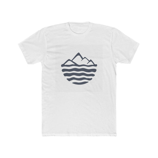 Adventure Awaits Mountain Tee - Nature Lover's Cotton Crew, Unisex Graphic Shirt, Hiking Gift, Outdoor Adventure Apparel - MaisonThreadory
