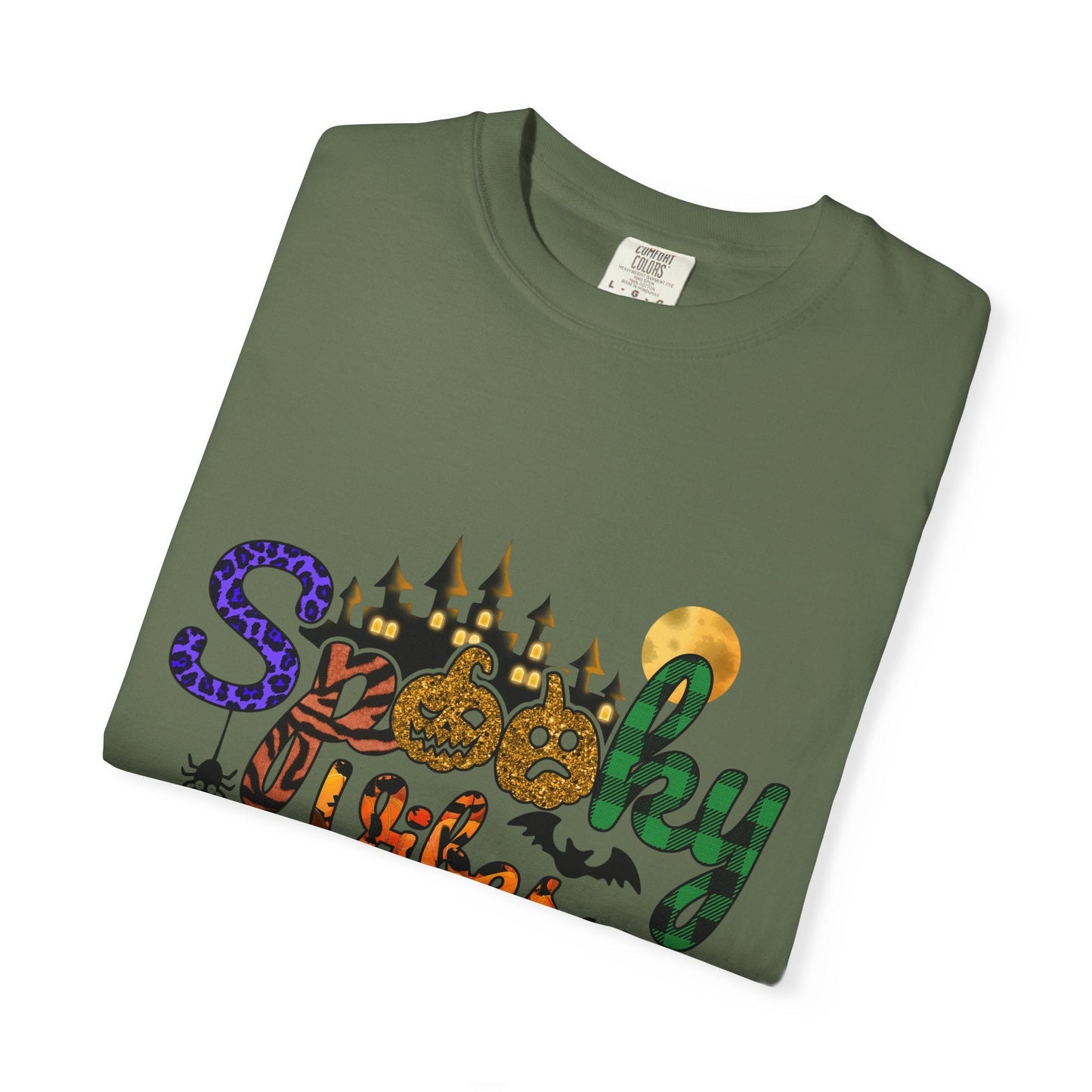 Spooky Vibes T-Shirt, Halloween Shirt, Unisex Tee, Fall Fashion, Casual Wear, Gift for Haunted Lovers - MaisonThreadory