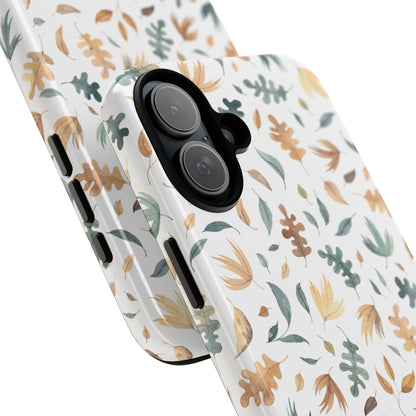Stylish Floral Phone Case - Tough Cases, Nature - Inspired Design, Gift for Her, Phone Accessory, Floral Pattern Cover - MaisonThreadory