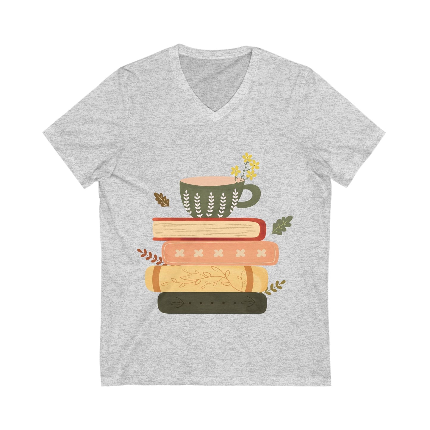 Cozy Reader Tee, Book Lover T-Shirt, Literary Gift, Vintage Coffee Mug Design Shirt, Perfect for Book Clubs, Teachers - MaisonThreadory