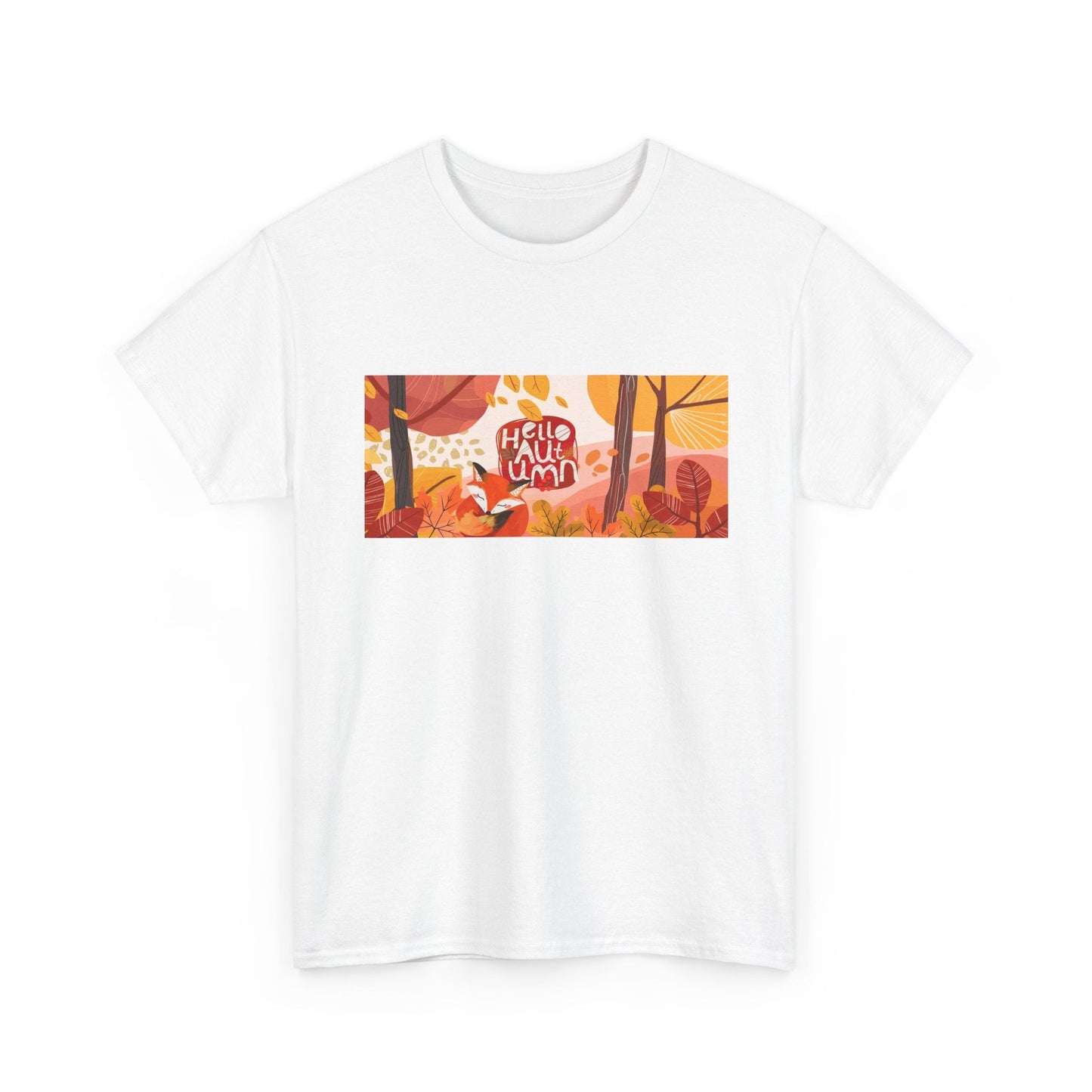 Autumn Vibes Tee, Cozy Fall Shirt, Unisex Harvest Cotton Tee, Seasonal Outfit, Perfect for Thanksgiving, Gifts for Nature Lovers - MaisonThreadory