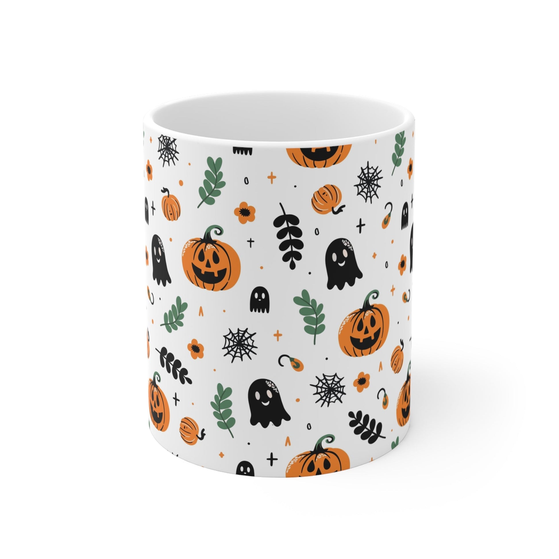 Halloween Pumpkin & Ghost Mug - MaisonThreadory