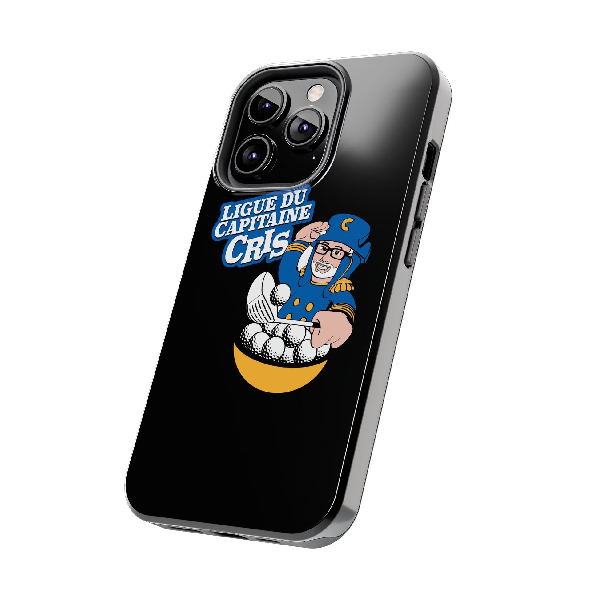 Ligue du Capitaine Cris Tough Phone Cases | Unique Gift for Sports Fans, Durable Protection, Fun & Stylish Design, Baseball Lover's [...] - MaisonThreadory