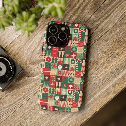 Festive Phone Case - Holiday Patterns - MaisonThreadory