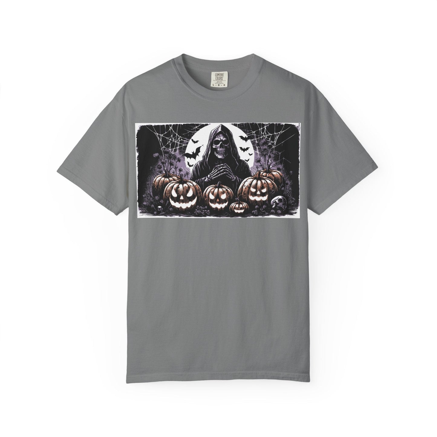Spooky Halloween T-shirt, Unisex Graphic Tee, Ghostly Apparel, Fall Fashion, Pumpkin Shirt, Halloween Costume Top - MaisonThreadory