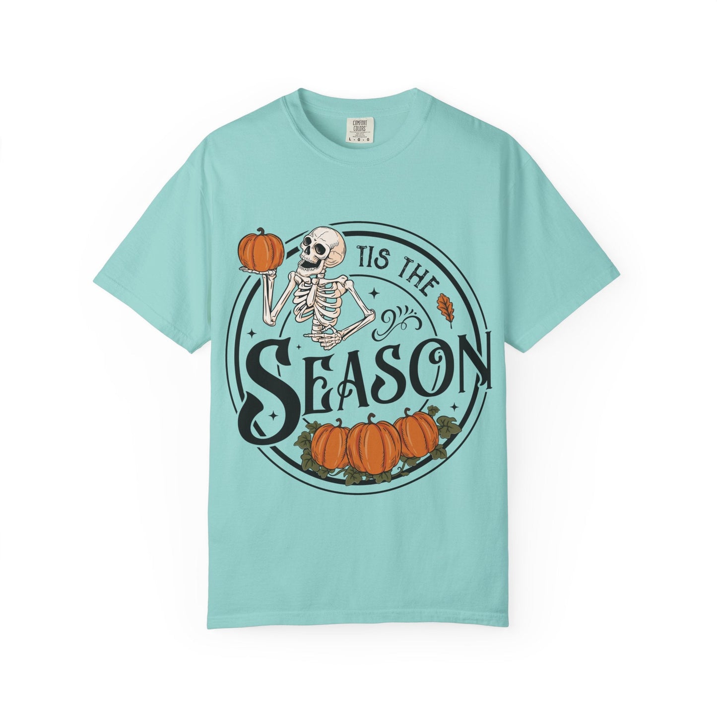 Halloween Skeleton T-Shirt, Unisex Fall Shirt, Spooky Season Tee, Pumpkins Shirt, Timeless Autumn Style - MaisonThreadory