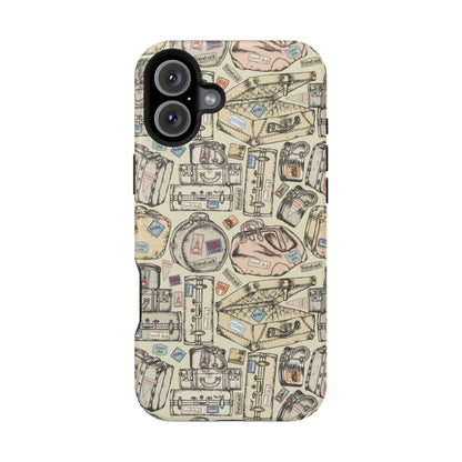 Travel - Inspired Magnetic Tough Cases, Unique Phone Accessories, Perfect for Adventurers, Great Gift for Travelers or Holidays - MaisonThreadory