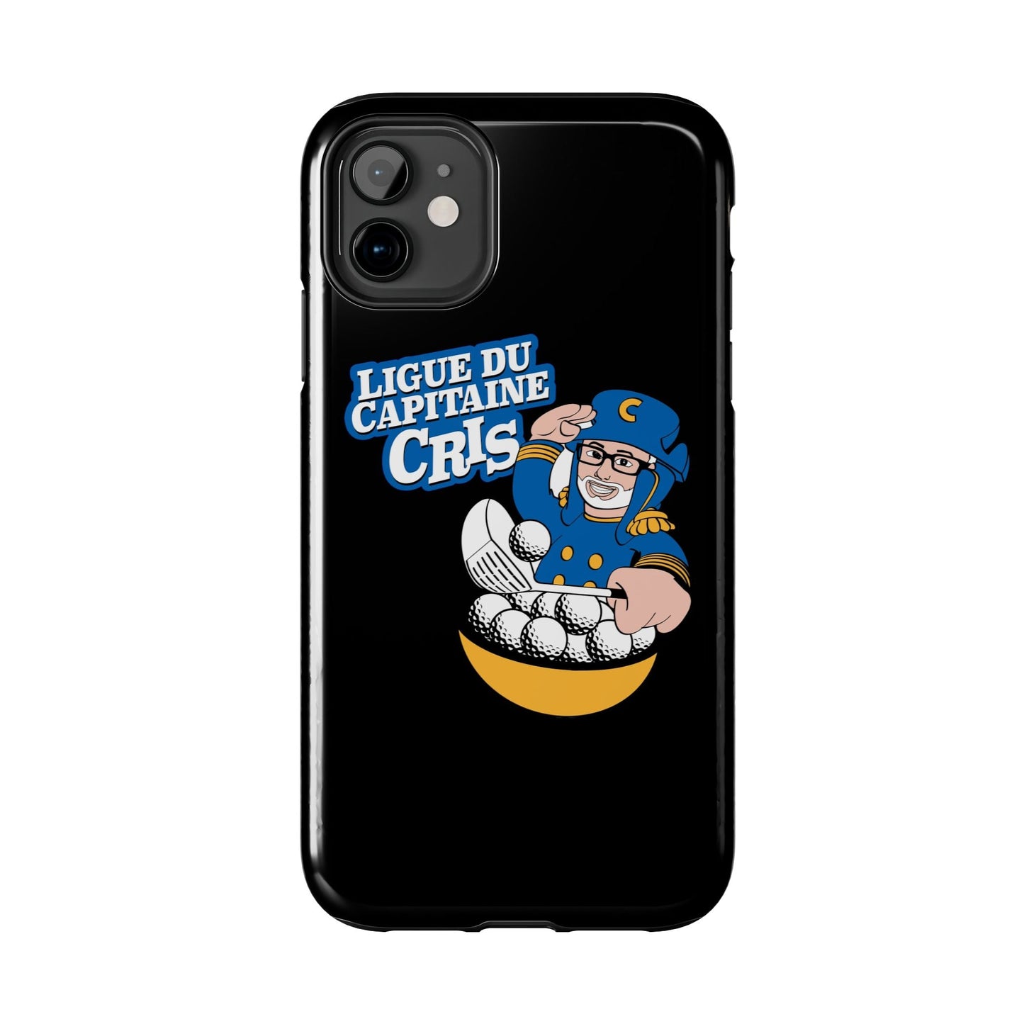 Ligue du Capitaine Cris Tough Phone Cases | Unique Gift for Sports Fans, Durable Protection, Fun & Stylish Design, Baseball Lover's [...] - MaisonThreadory