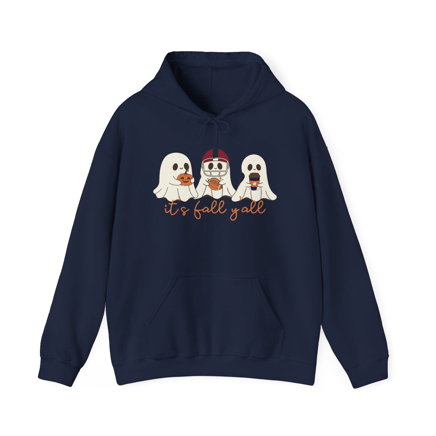 Fall - Themed Hooded Sweatshirt, Cozy Fall Hoodie, Unisex Halloween Apparel, Autumn Fashion Sweatshirt, Perfect Halloween Gift - MaisonThreadory