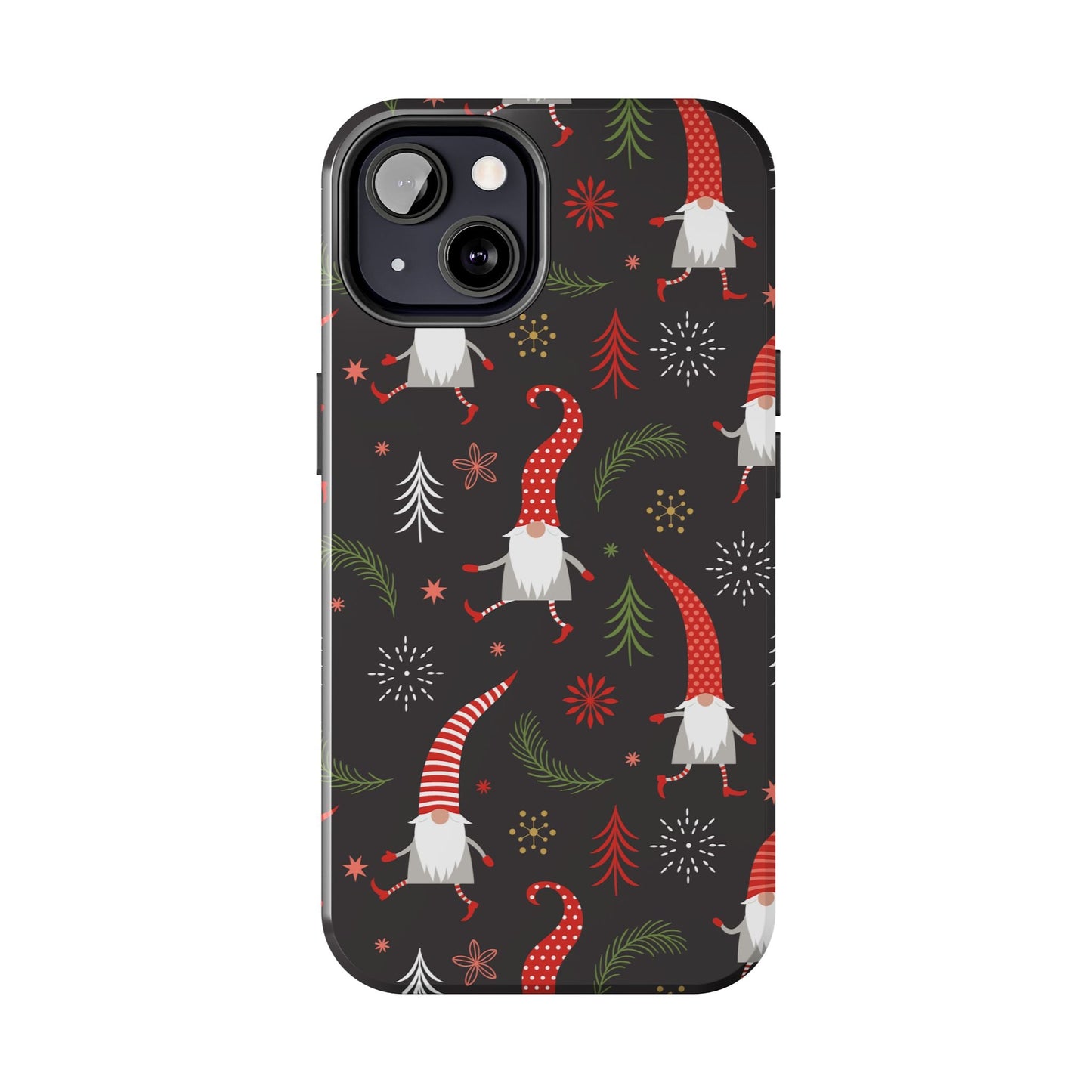 Gnomes & Holiday Cheer Tough Phone Cases, Cute Phone Accessories, Holiday Gift, Gnome Phone Cover, Festive Phone Protection, Winter Decor - MaisonThreadory