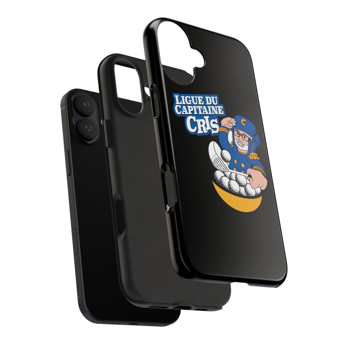Ligue du Capitaine Cris Tough Phone Cases | Unique Gift for Sports Fans, Durable Protection, Fun & Stylish Design, Baseball Lover's [...] - MaisonThreadory