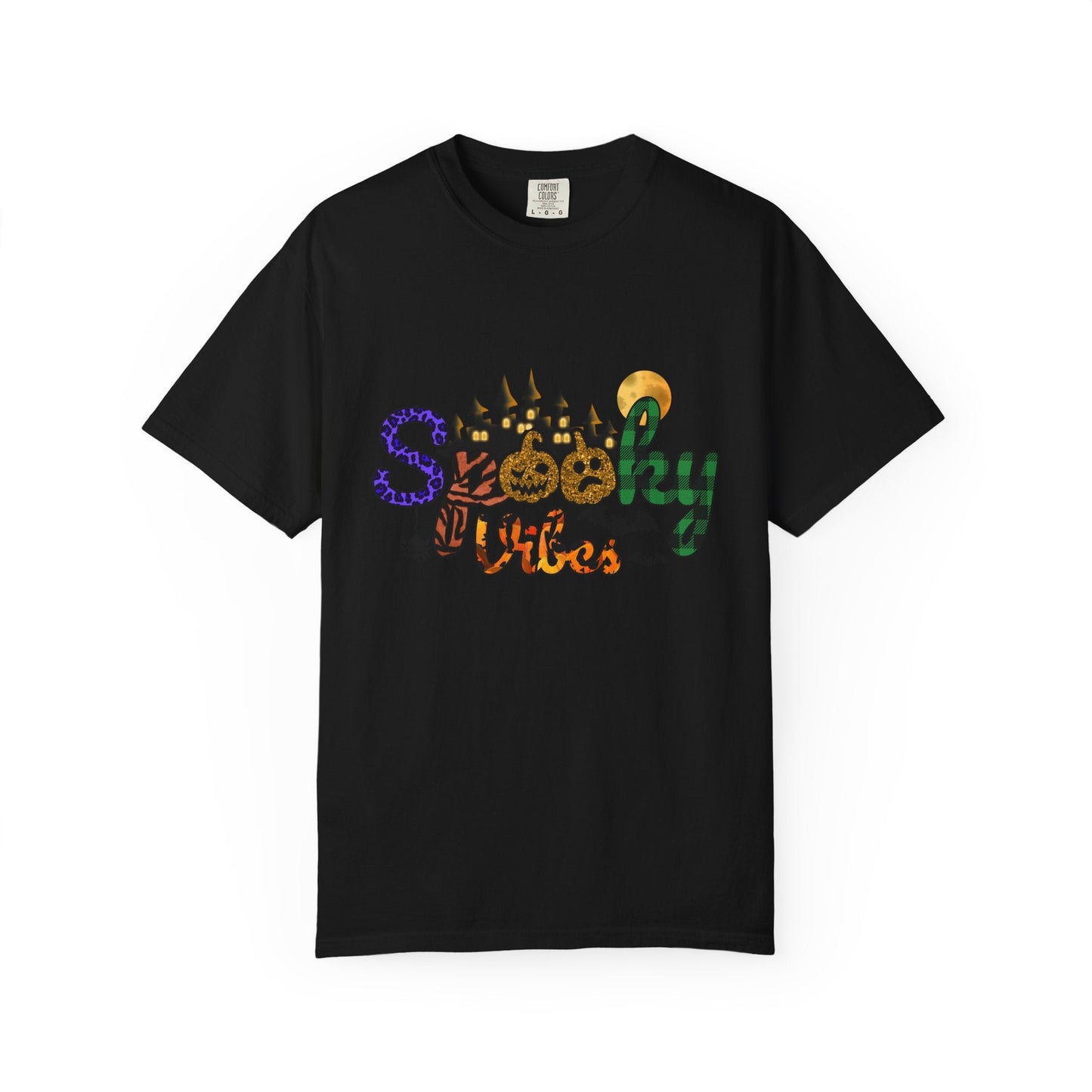 Spooky Vibes T-Shirt, Halloween Shirt, Unisex Tee, Fall Fashion, Casual Wear, Gift for Haunted Lovers - MaisonThreadory