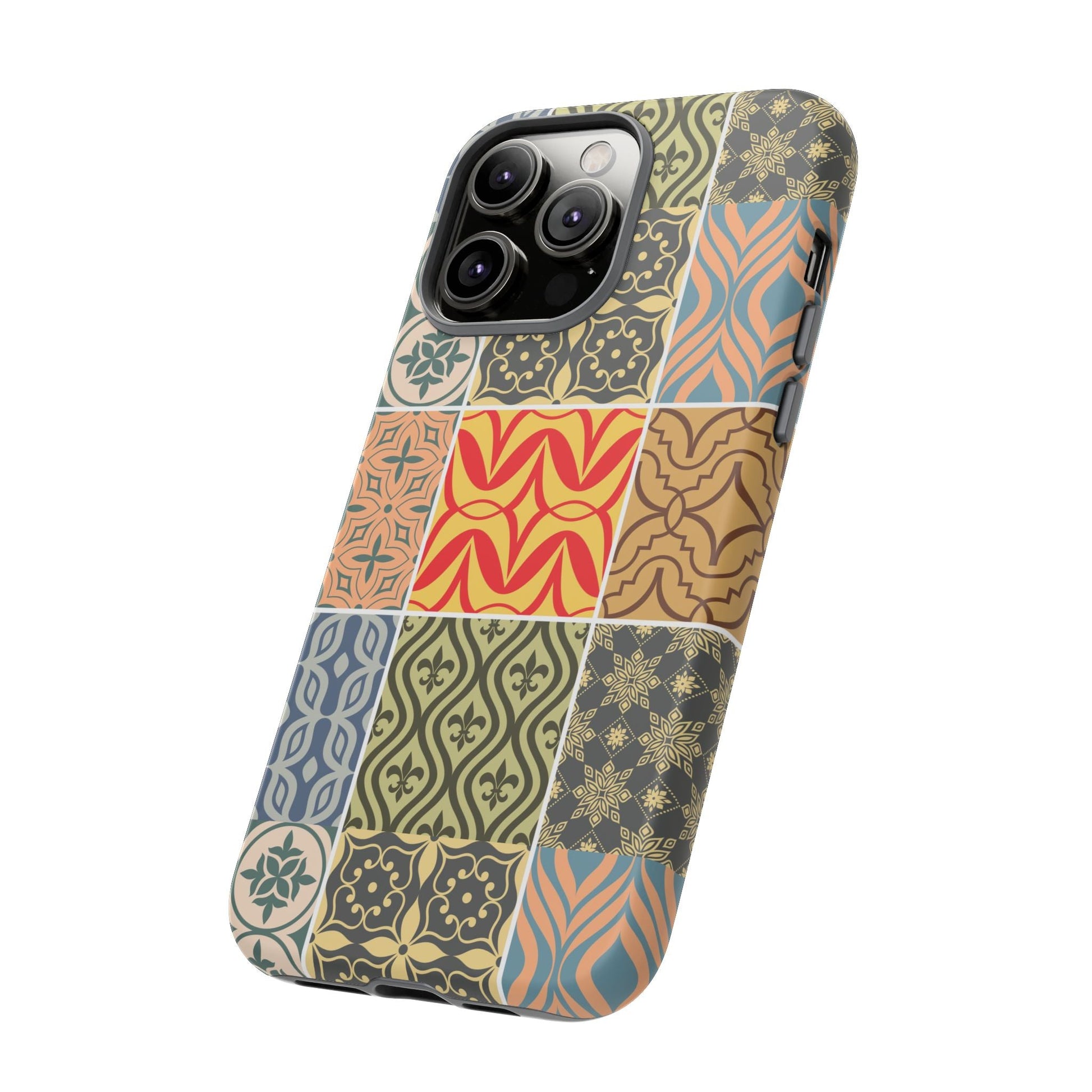 Decorative Phone Cases, Unique Phone Cover, Stylish iPhone Case, Gift for Phone Lovers, Trendy Tech Accessories - MaisonThreadory