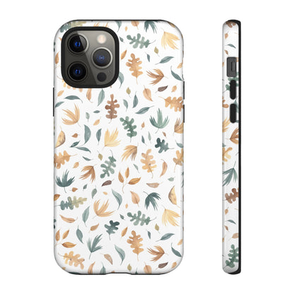 Stylish Floral Phone Case - Tough Cases, Nature - Inspired Design, Gift for Her, Phone Accessory, Floral Pattern Cover - MaisonThreadory